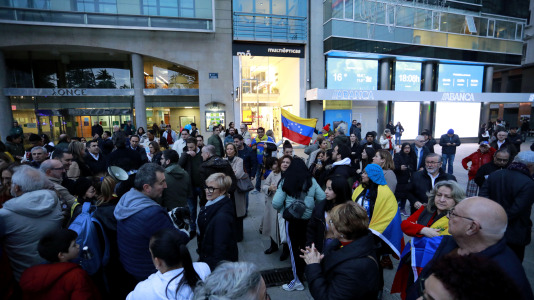 Movilización en A Coruña por la situación en Venezuela @Patricia G. Fraga (41)