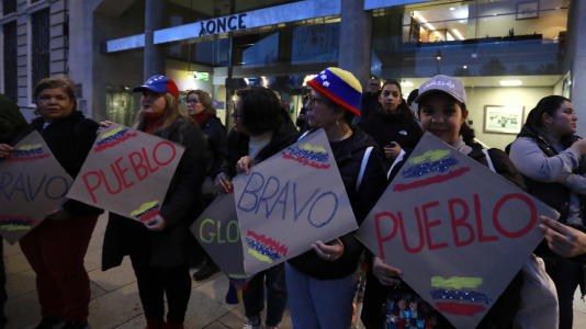 Movilización en A Coruña por la situación en Venezuela @Patricia G. Fraga (30)