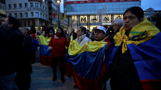 Movilización en A Coruña por la situación en Venezuela @Patricia G. Fraga (28)