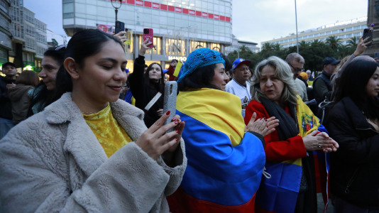 Movilización en A Coruña por la situación en Venezuela @Patricia G. Fraga (1)