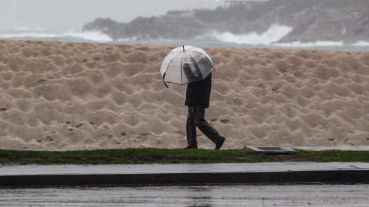 Viento y lluvia en A Coruña por el temporal Herminia @ Quintana (6)