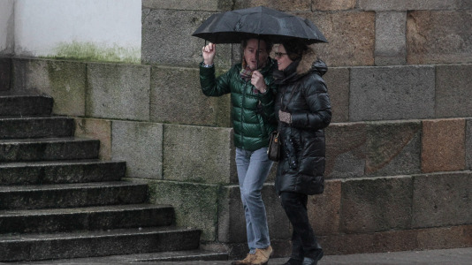 Viento y lluvia en A Coruña por el temporal Herminia @ Quintana (2)