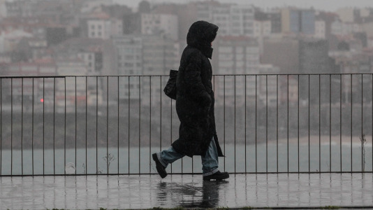 Viento y lluvia por el temporal Herminia en A Coruña @ Quintana (15)
