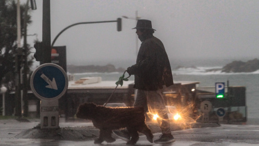 Viento y lluvia por el temporal Herminia en A Coruña @ Quintana (8)