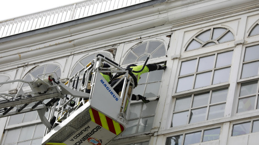 Desperfectos por el viento y la lluvia del temporal Éowyn (1)