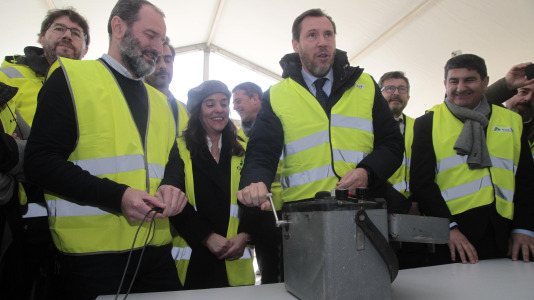 Última voladura de la excavación del túnel 1, del enlace ferroviario al Puerto Exterior de A Coruña (30)