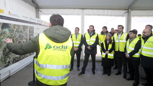 Última voladura de la excavación del túnel 1, del enlace ferroviario al Puerto Exterior de A Coruña (27)