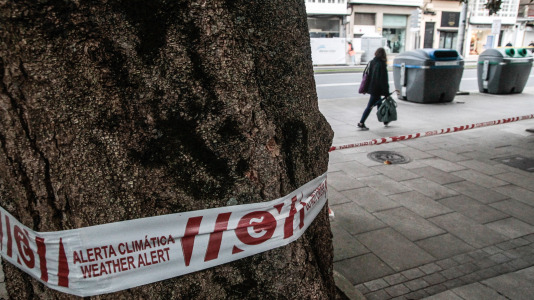 Viento por el temporal Éowyn en A Coruña @ Quintana (1)