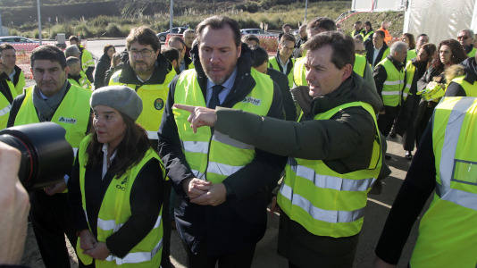 Última voladura de la excavación del túnel 1, del enlace ferroviario al Puerto Exterior de A Coruña (5)