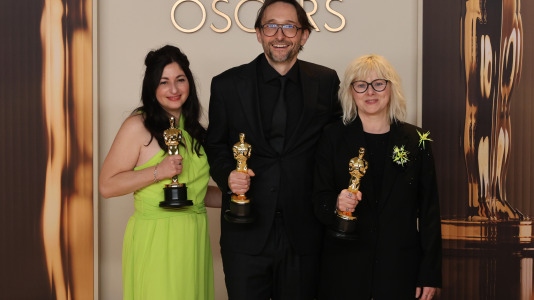 Pierre Olivier Persin, Stéphanie Guillon y Marilyne Scarselli