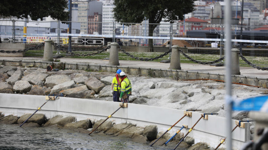 Inicio de obras de la plataforma flotante de la zona del Parrote (81)