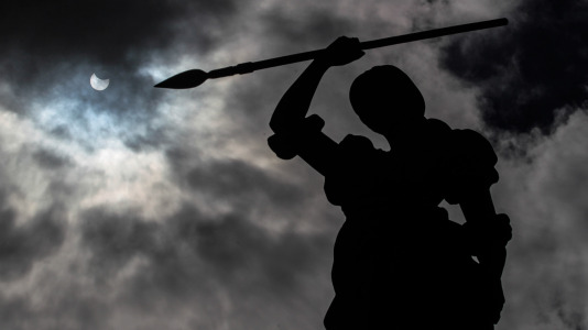 Eclipse parcial de sol @Quintana