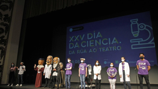 Día de la Ciencia en la Calle en el teatro Colón/Quintana