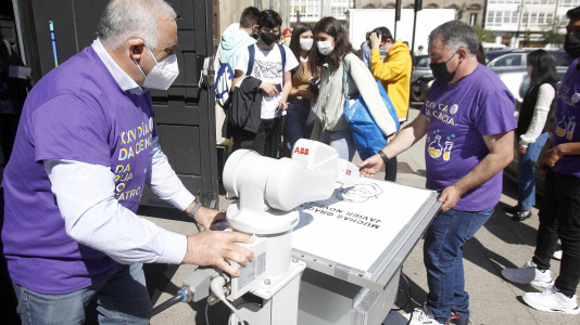 Día de la Ciencia en la Calle en el teatro Colón/Quintana