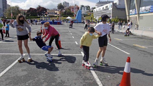 Día del Deporte en la Calle, en Riazor/Quintana