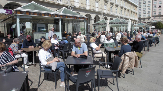 Los muelles coruñeses acogieron una escala múltiple en la que cinco cruceros (1)