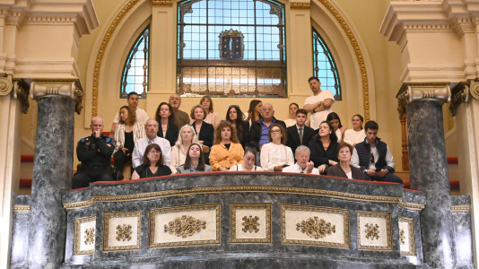 Un momento de la celebración en el Ayuntamiento del Día de la Policía Local (27)