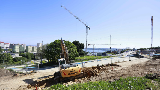 Inicio de las obras de acceso al Novo Chuac (1)