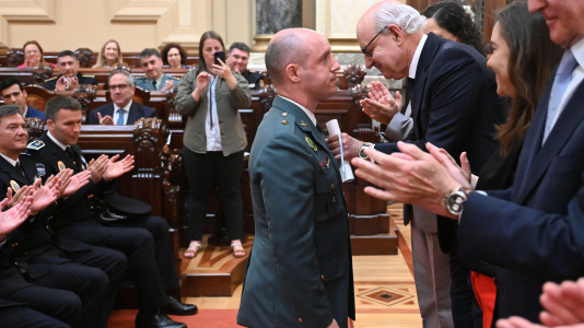 Un momento de la celebración en el Ayuntamiento del Día de la Policía Local (48)