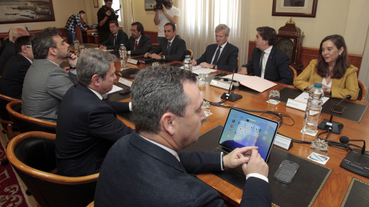 Reunión extraordinaria de autoridades para aprobar la licitación del Máster Plan para Coruña Marítima (1)