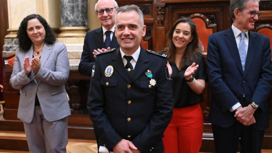 Un momento de la celebración en el Ayuntamiento del Día de la Policía Local (37)
