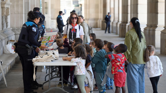Un momento de la celebración en el Ayuntamiento del Día de la Policía Local (25)