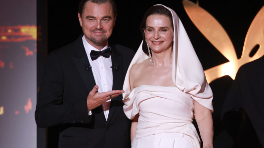 Leonardo DiCaprio y Juliette Binoche