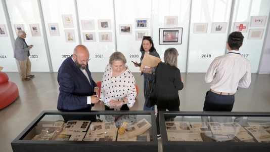 El centro Ágora estrena una nueva exposición organizada por la Sociedad Filatélica de A Coruña (5)