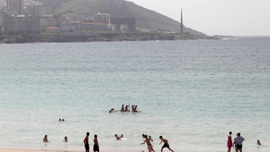 Altas temperaturas y calor intenso en A Coruña (7)