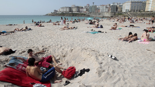 Altas temperaturas y calor intenso en A Coruña (13)