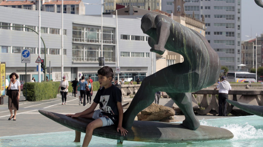 Altas temperaturas y calor intenso en A Coruña (2)