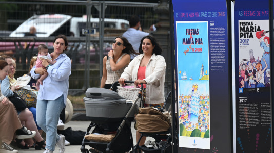 Exposición 'As Festas de María Pita a través dos seus carteis' FOTO Pedro Puig (17)