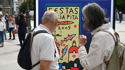 Exposición 'As Festas de María Pita a través dos seus carteis' FOTO Pedro Puig (4)