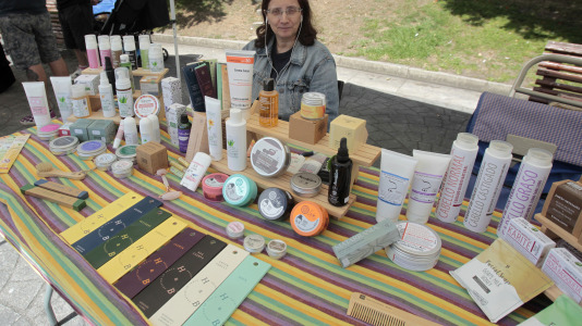 Mercado ecológico en la plaza de La Tolerancia. Foto: Quintana (11)