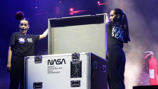 El Mago Pedro Volta con su espectáculo Magic Space en María Pita FOTO Quintana (2)