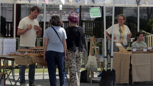 Mercado ecológico en la plaza de La Tolerancia. Foto: Quintana (3)