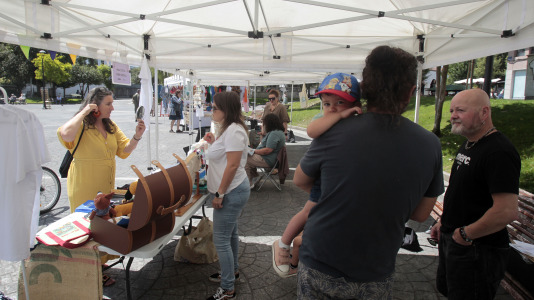 Mercado ecológico en la plaza de La Tolerancia. Foto: Quintana (2)
