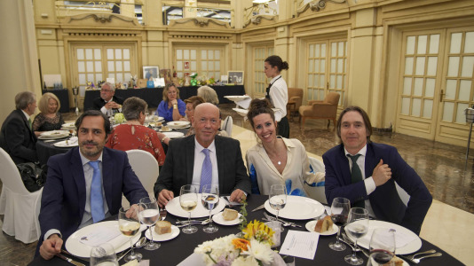 Jesús Jimeno, Juan Bonome, Sandra López y Diego Reboredo