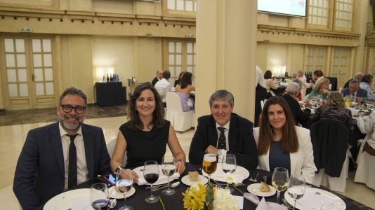 Yago Suárez, Sabela Castro, Alejandro González y Marta Vázquez