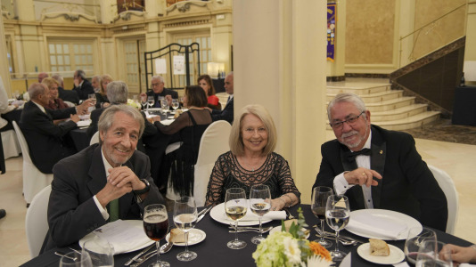 Eugenio Pedraja, Cristina López Lastra y Castor Pena San Vicente