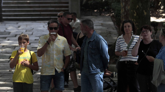 Revel Velvet en la Plaza de Azcárraga. FOTO Quintana (1)