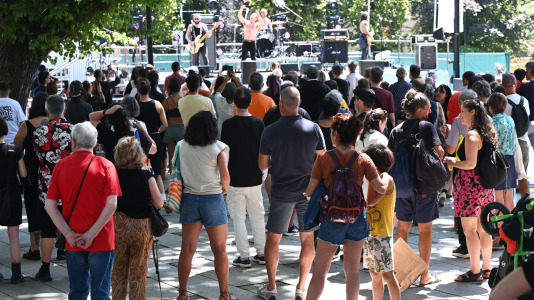 Los Sex inauguran el Noroeste Estrella Galicia en la plaza de España FOTO Pedro Puig (5)