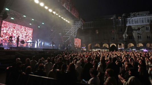 Baiuca abre los conciertos de María Pita Foto Quintana (1)