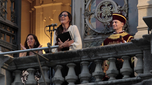 El pregón de Rosa Cedrón abre las Fiestas de María Pita FOTO Quintana (21)