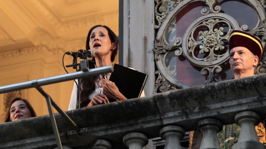 El pregón de Rosa Cedrón abre las Fiestas de María Pita FOTO Quintana (23)