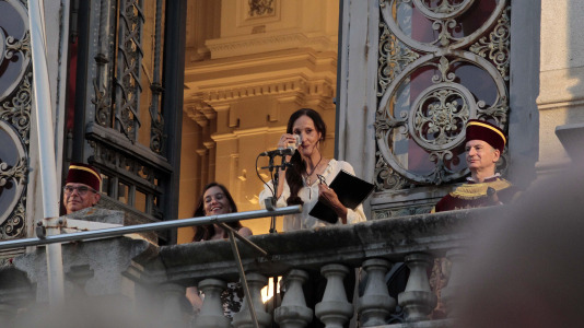 El pregón de Rosa Cedrón abre las Fiestas de María Pita FOTO Quintana (22)