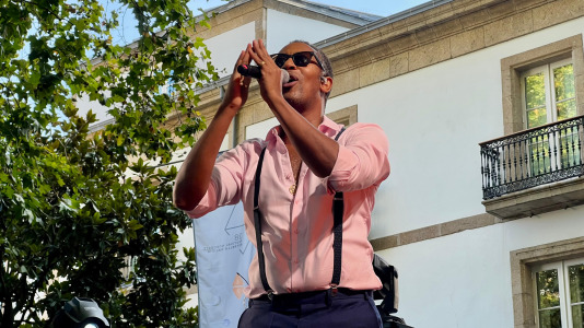 J.P. Bimeni & The Black, en la Plaza de Azcárraga Foto Andrea Gestal (1)