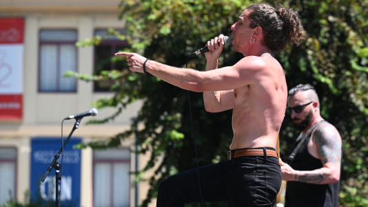 Los Sex inauguran el Noroeste Estrella Galicia en la plaza de España FOTO Pedro Puig (4)