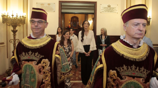 El pregón de Rosa Cedrón abre las Fiestas de María Pita FOTO Quintana (34)