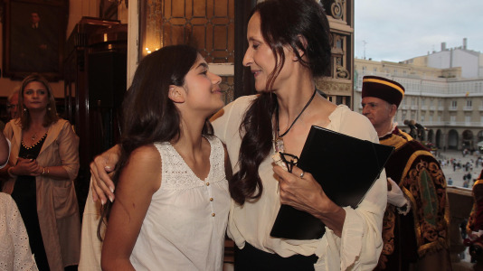 El pregón de Rosa Cedrón abre las Fiestas de María Pita FOTO Quintana (28)